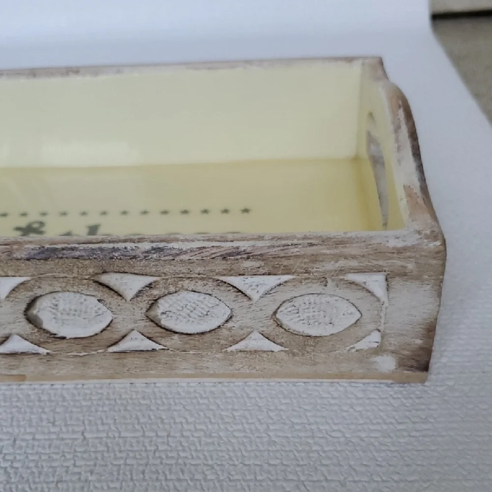 You, Me & The Sea Wooden Decorative Tray - NWT